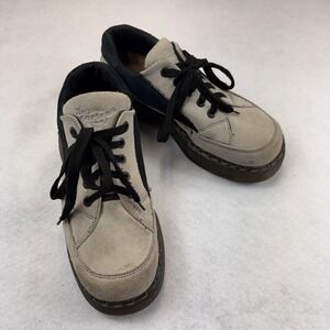 VTG 90s Dr Martens 8363 England Chunky Platform Suede Grey Black Sz. 9 Men's